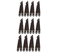 Bcowtte Meuble caisse pivotante pliable couvercle support charnière ton bronze 12 pièces
