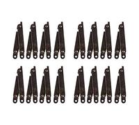 Bcowtte Meuble caisse pivotante pliable couvercle support charnière ton bronze 16 pièces