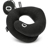 BCOZZY L'oreiller Cervical pour Le Voyage Offre Un Double Soutien à La Tête, Au Cou Et Au Menton, dans n'importe Quelle Position De Sommeil sur Les Vols. Confortable, Taille X-Large, Charbon Noir