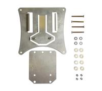 BCR Support de Plaque d'immatriculation arrière Amovible pour Enduro Support Plaque d'immatriculation Moto en Acier Support Plaque d'immatriculation Moto avec vis Cadre Plaque d'immatriculation Moto