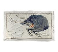 Bcreative - Graffitee Studios - S Hall Graffitee Studios Vintage Taurus Zodiac Plaid Ultra Doux au Toucher Soyeux - 91 x 147 cm