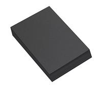 BCreative Lot de 100 Feuilles de Papier de Sucre recyclé Noir Format A4 100 g/m²