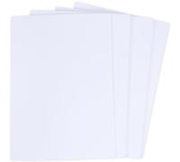 BCreativetolearn Lot de 100 feuilles de papier cartonné A4 blanc brillant 180 g/m² lisse pour imprimante, photocopieur, dessin, montage d'affichage, fabrication de cartes, peinture et impression