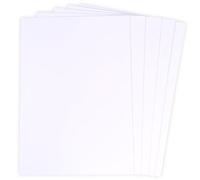 BCreativetolearn Lot de 100 feuilles de papier cartonné blanc A4 épais de 400 g/m² pour le dessin, le montage, la fabrication de cartes, la peinture et le papier cartonné.