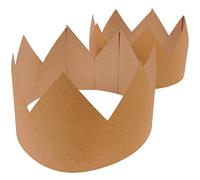 BCreativetolearn Lot de 12 chapeaux de fête - Kit de fabrication de chapeaux de couronne d'anniversaire, faites vos propres couronnes pour décorer 18 cm de diamètre.