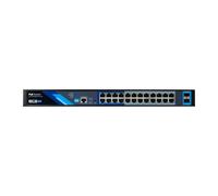 BCS BCS-B-SP24G-2SFP-M Commutateur PoE géré 24 ports 1Gbps avec technologie exPoE