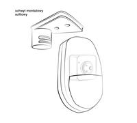 BCS BCS-L-PIP14FW-SPY Caméra IP Pinhole 4MP avec capteur de mouvement et microphone