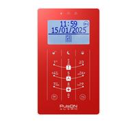 BCS PULSON FRONT LCD/S RED Face avant rouge pour clavier LCD/S