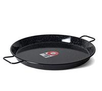 BCSA 20255 Plat à Paëlla Émaillé Noir 55 cm