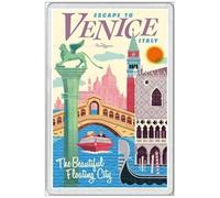 BCTS Plaque de décoration extérieure Venise Venise Italie Grand Canal italien Piazza San Marco 20,3 x 30,5 cm