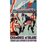 BCTS Plaque en métal vintage pour sports d'hiver Broders 20,3 x 30,5 cm