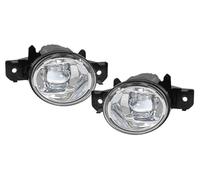 bcumst Ensemble feux antibrouillard Pour Nissan X-Trail Pour Altima Sylphy Almera QASHQAI March Pour Pathfinder Feux Brouillard Voiture Pare-chocs Avant Feux Jour DRL(LED White B)
