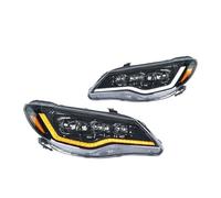 bcumst Ensemble Lampe Phares Pour Civic 8th Gen CIIMO FD2 FD1 FD3 2007-2012 Phares Voiture Tous LED DRL Animation Clignotant Mobile Projecteur Feux Avants Auto(2PCS RHD Headlight)
