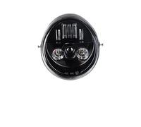 bcumst Phare LED pour moto Pour V Rod VRSCF VRSC VRSCR 2002-2017 60W Vrod LED Phare Avant Salut/feux De Croisement Phare De Moto(Le noir)