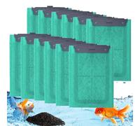 Bcuuozeeing Lot de 12 tampons filtrants de rechange compatibles avec le kit de filtres EasyCrystal C250/300, cartouches filtrantes de rechange pour Tetra EasyCrystal, tampons filtrants de rechange