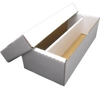 BCW Boîte de rangement pour chaussures - 5 carats | Boîte en carton pour cartes à collectionner, cartes de jeu et objets de collection | Peut contenir 1600 cartes standard ou 300 téléverseurs 3 x 4 |