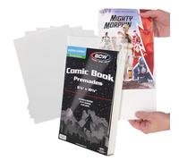 BCW Combos refermables pré-faits pour bande dessinée et planches - pour bandes dessinées actuelles/modernes - Planches pré-emballées, prêtes à être insérées dans des bandes dessinées | Lot de 250 sacs