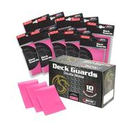 BCW Deck Guard - Lot de 10 paquets de 500 pochettes doubles mates sans acide, sans PVC - Convient aux cartes de jeu de 6,3 x 8,9 cm - Pochettes sécurisées pour une protection ultime des cartes
