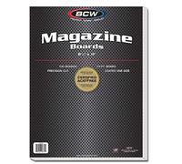 BCW Lot de 100 planches de support pour magazines de 21,6 x 27,9 cm - Sans acide - Pour bandes dessinées, rangement de tissus, travaux manuels et objets de collection - Découpe de précision pour
