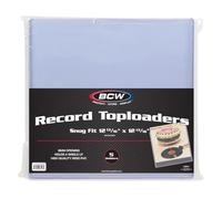 BCW Lot de 5 porte-disques vinyles - Ajustement parfait - Étui de rangement de protection pour disques vinyles - Profondeur de fente de 9 mm - Accessoires de rangement pour disques vinyles en