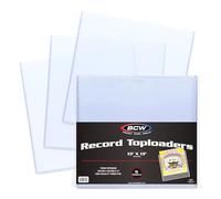 BCW Lot de 5 porte-disques vinyles de 30,5 cm d'épaisseur | Protection rigide en PVC double LP | Compatible avec les pochettes et sacs de disques | Solution essentielle de rangement et d'affichage