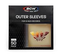 BCW Lot de 50 pochettes extérieures pour disques vinyles de 30,5 cm | Protection en polyéthylène de 3 mm
