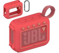 BCWEGION Coque de protection en silicone pour haut-parleur portable JBL GO 4 bicolore, coque de protection souple pour haut-parleur portable JBL GO 4 (étui uniquement, bicolore)