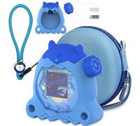 BCWEGION Coque en silicone souple et étui de transport rigide pour Tamagotchi Paradise, avec film de protection d'écran, dragonne et couvercle de bouton