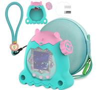 BCWEGION Coque en silicone souple et étui de transport rigide pour Tamagotchi Paradise, avec film de protection d'écran, dragonne et couvercle de boutons
