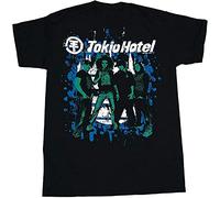 BCXJWPYKR Tokio Hotel - Mens City Symbol Spots T-Shirt X-Small
