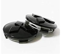 BCYOLBFD 4pcs Capuchons Cache Moyeux de Voiture, pour Mitsubishi ASX Lancer L200 56MM Capuchons Centraux Roue D'insigne Capuchon de moyeu Central