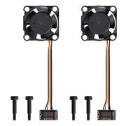 BCZAMD Bambula P1P P1S Lot de 2 ventilateurs Hotend pour imprimante 3D 5 V Ventilateur : double roulement à billes 25 × 25 × 10 mm 15500 tr/min Ventilateur non compatible avec X1 X1C et A1 Series