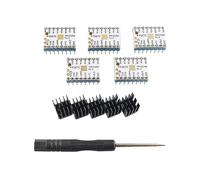 BCZAMD FYSETC TMC2208 V1.2 Mise à niveau pour imprimante 3D Module Stepstick Module Quiet Screwdriver - Mode UART Heatsink pour Ram1.4 SKR MKS GEN Ramps Control MegaS X Carte mère 5 pièces