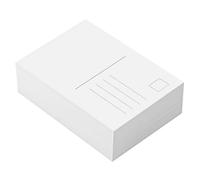 Bczhieulw 80 DIY cartoline vuote, A6 (148 mm x 105 mm), 350 g/m², cartoline bianche da personalizzare, adatte per spedizione o collezione