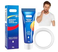 BCZR Pommade Phimosis pour Homme,2 anneaux de rétraction du prépuce,Ingrédients Naturels,Gel de Correction du Phimosis du Prépuce,Soulagement Rapide