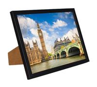 BD ART Cadre photo moderne en bois MDF à accrocher au mur ou à placer sur une armoire - 20 x 25 cm - Noir