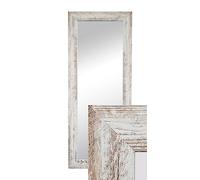 BD Art - Miroir mural décoratif avec cadre de garde-robe - Miroir grand corps 120x50cm en pin blanc