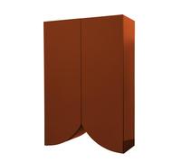 BD BARCELONA DESIGN buffet meuble BRIDGES LARGE CURTAIN (Rouge - MDF laccato lucido)