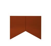 BD BARCELONA DESIGN buffet meuble BRIDGES SMALL TRIANGLE (Rouge - MDF laccato lucido)