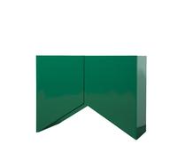 BD BARCELONA DESIGN buffet meuble BRIDGES SMALL TRIANGLE (Vert - MDF laccato lucido)