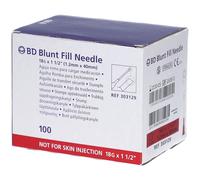 BD Blunt Fill Needle 18G x 1½' - Aiguille de Transfert 1.2 mm 40 Seringue(S) 100 pc(s)