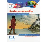 BD Les contes et nouvelles de Maupassant - Niveau 3 (A2/B1) - Lecture Découverte - Livre + CD