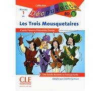 BD Les trois Mousquetaires - Niveau 1 (A1) - Lecture Découverte - Livre + CD