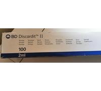 BD Luer Slip Lot de 100 seringues jetables 2 ml