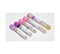 BD Medical 367525 Vacutainer K2 Edta en PET Tube pour Hématologie, Bouchon Violet, Étiquette Papier, 16Mm Ø, 100Mm Longueur, 10Ml, Lot de 100