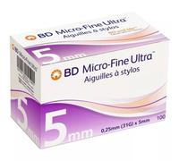 Bd Micro-Fine Ultra Aiguilles 5 Mm Boîte De 100
