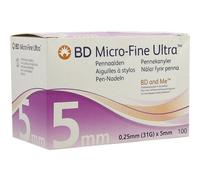 Bd Micro-Fine Ultra Aiguilles À Stylos Easyflow 0,25x5mm Pièces 100