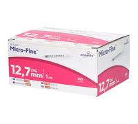 BD Microfine+ Seringue Insuline 1ml 29G 12.7mm Seringue(S) 100 pc(s)
