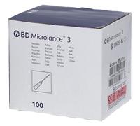 BD Microlance™ 3 Aiguilles 18G 2' RB Thinwall 100 aiguilles Canule pc(s)