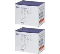 BD Microlance™3 Aiguilles 25G (0,5 x 16 mm) Canule 2x100 pc(s)